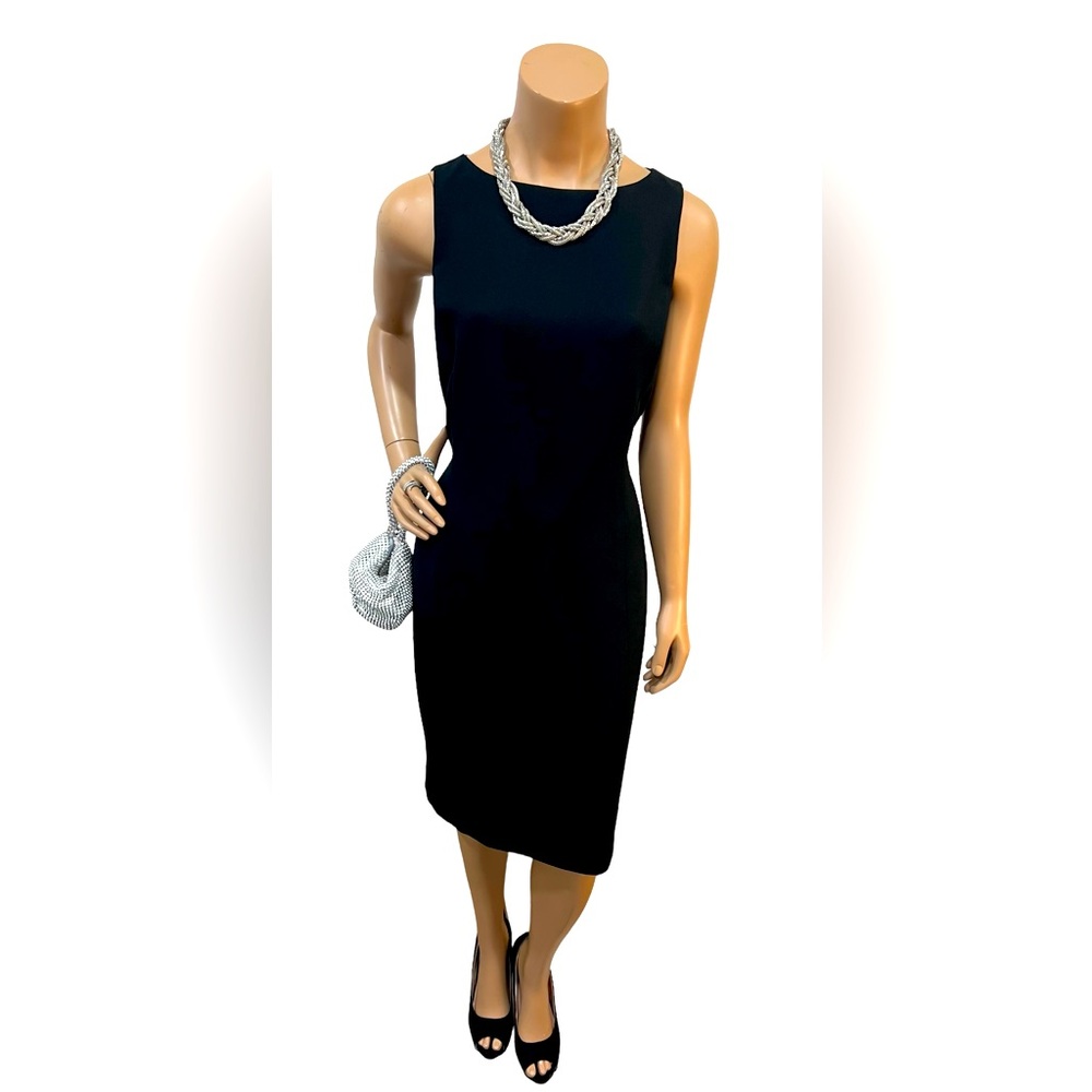 Timeless black sleeveless Liz Claiborne dress 👗✨🛍️💕